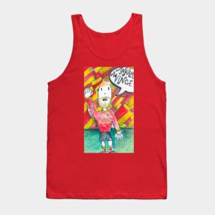 yellow and red footballer Tank Top